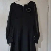 پیراهن بلند مشکی مجلسی