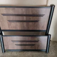 تخت یک نفره فرفژه مارک دار فلزی|تخت و سرویس خواب|تهران, پرواز|دیوار