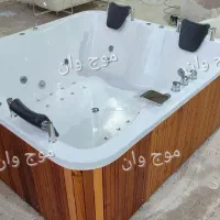 وان جکوزی ۴ نفره ورق اکریلیک abs فول آپشن کروم