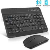 ست کیبورد ماوس بلوتوثی شارژی مینی بیسیم kit فانتزی|قطعات و لوازم جانبی رایانه|تبریز, |دیوار