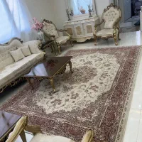 یک جفت فرش ۹متری گل برجسته