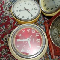 حراج ۴ عدد ساعت دیواری ژاپنی قدیمی عتیقه سالم|حراج|اصفهان, شیخ اشراق|دیوار