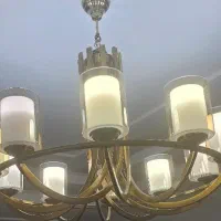 ۲ لوستر ده شاخه،۱شش شاخه ،۱ سه شاخه۱ آباژور