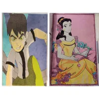 ۲ جفت فرش دخترانه و پسرانه اتاق کودک