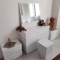 سرویس تخت خواب دونفره کامل  تمام mdf|تخت و سرویس خواب|کرمانشاه, |دیوار