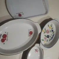 ظروف طرح گوجه و گل بهاری