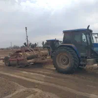 تسطیح لیزری اراضی کشاورزی و باغی و بیل مکانیکی