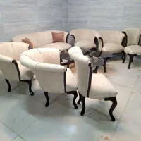 مبل ۹ نفره کلاسیک (با ناهارخوری هم ست است)