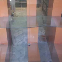 ویترین ام دی اف شیشه ای.رگال.استیل