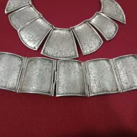 دستبند سینه ریز نقره سنگین قدیمی عتیقه|جواهرات|کرج, اصفهانیها|دیوار