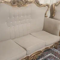 مبل ۷ نفره با عسلی و میز وسط
