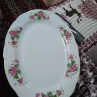 دیس گل سرخ قرمز ۳ عدد