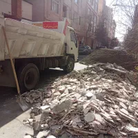 حمل نخاله و مصالح ساختمانی با خاور ایسوزو کمپرسی