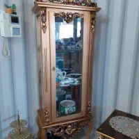 بوفه چوب کار دست استادکار|بوفه، ویترین، کنسول|زنجان, |دیوار