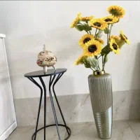 گل بوته ای شاخه ای آفتاب گردان تخم سیاه مصنوعی