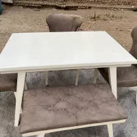 سرویس چوبی|میز و صندلی غذاخوری|تهران, باغ فیض|دیوار