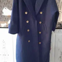 مانتو دیپلمات سورمه ای