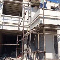 اجرای کلیه مراحل ساخت سنگ سرامیک دیوار چینی پلاستر