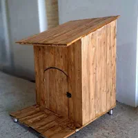 کلبه چوبی حیوان خانگی