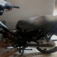 موتور سیکلت تصادفی انجین و رینگ و زین کاملا سالم