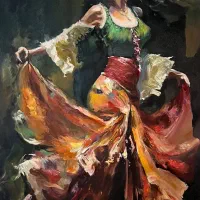 تابلو نقاشی رنگ روغن