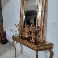 فروش آینه و شمعدان چوبی