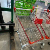 تجهیزات فروشگاهی چرخ 60 لیتری 80 لیتری سبد و گاری