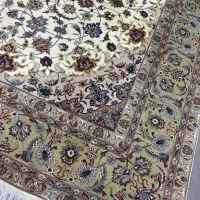 فرش دستباف (بساک)۹ متری تک تبریز ۵۰ رج اعلا|فرش|مشکین‌دشت, |دیوار