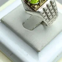 انگشتر نقره با زبرجد اصل آفریقایی