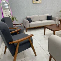 مبل راحتی چوبی مینیمال