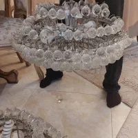 فروش دو عدد لوستر کریستال