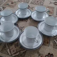 دودست فنجان ونعلبکی|ظروف سرو و پذیرایی|تنکابن, |دیوار