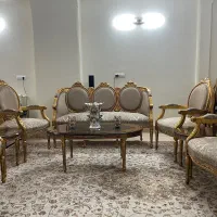 مبل سلطنتی ۹ نفره + میزناهارخوری|مبلمان خانگی و میز عسلی|تهران, پرستار|دیوار