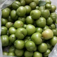 گوجه سبز چیده میشه ازدرخت تازه به تازه