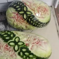 یلدا حکاکی میوه آرایی سبدمیوه آرایی هندوانه کدو|خدمات پذیرایی، مراسم|تهران, مخصوص|دیوار