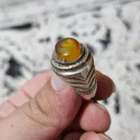 انگشتر دست ساز عقیق یمن