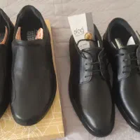 کفش چرم  مردانه آفاق  با زیره PU