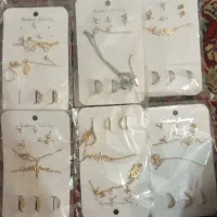 ست گردنبند، انگشتر ، گوشواره دخترانه