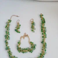 سرویس رنگ ثابت با سنگ و مهره. خیلی شیک