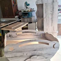 کمد و تخت بچه نوزاد mdf