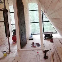 لمه کوبی پلیکوبی نجاری پرسیانا ویلا کلبه سوئیسی|خدمات پیشه و مهارت|رشت, ترمینال|دیوار