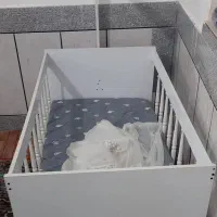 تخت خواب گهواره ای کودک همراه تشک  ۳۲۰۰