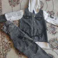 کاپشن وشلوار لی دخترانه