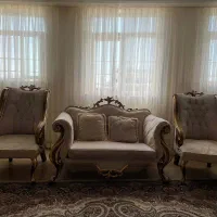 مبلمان کلاسیک و میز ناهارخوری و بوفه