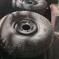 یه جفت لاستیک عقب نیسان بارینگ کامل