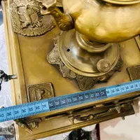 منقل سماور زغالی برنجی|کلکسیون اشیاء عتیقه|خرمآباد, |دیوار