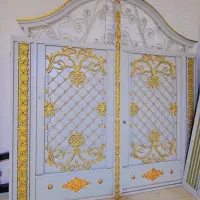 درب حیاط ابرویی