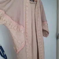 مانتو شکوفه بلند خنک فری سایز