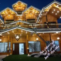 بهار خواب شیشه خور ویلایی سقف آلاچیق سفالی