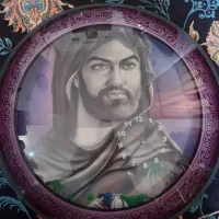 تابلو امام حسین وامام علی وامام حسن ولیلی
